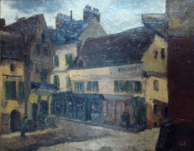 A Square in La Roche-Guyon by Camille Jacob Pissarro